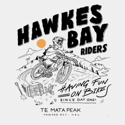 HB Riders Tee Black Thumbnail